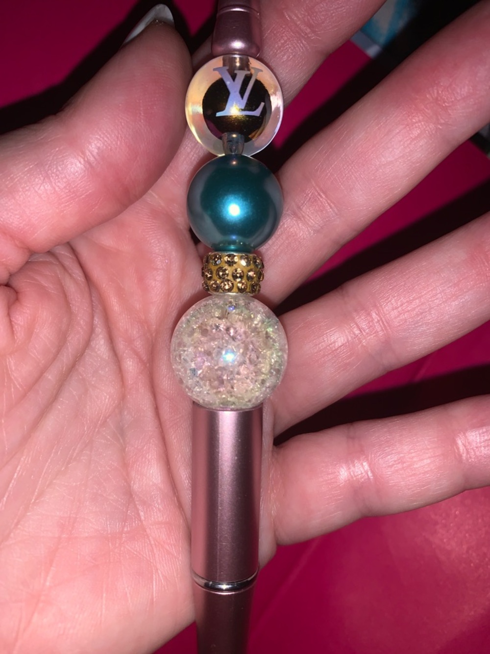 Designer inspired Beaded Pen - Picture 4 of 4